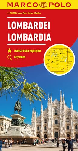 MARCO POLO Regionalkarte Italien 02 Lombardei, Oberitalienische Seen 1:200.000 von MAIRDUMONT